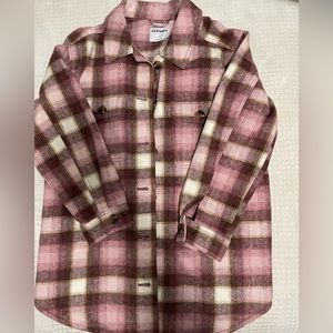 old navy flannel coat